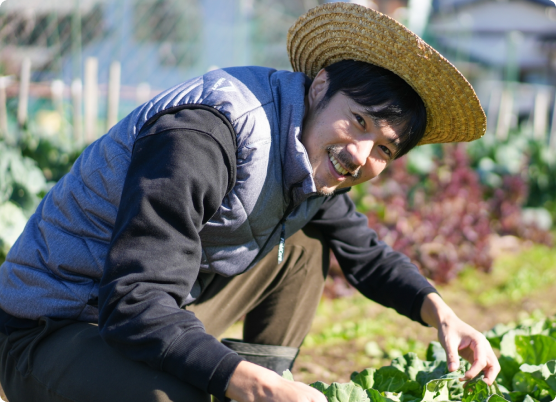 少人数で、複数の農園で就業体験ができる